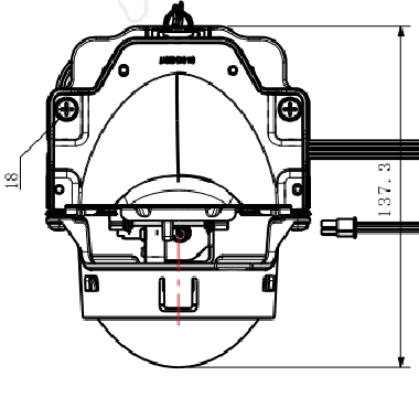  HH1-043-03T एलईडी लेंस इसुज़ु डी-मैक्स के लिए