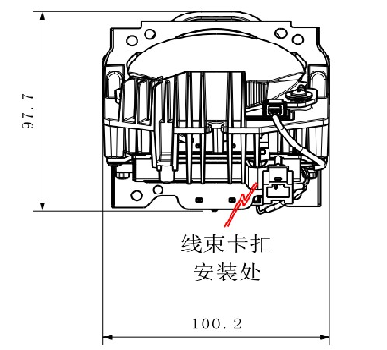 HH1-102-02T एलईडी कार हेडलाइट्स लेंस इसुज़ु डी-मैक्स के लिए