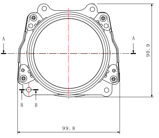 टोयोटा HH1-059-02T के लिए हलोजन लेंस