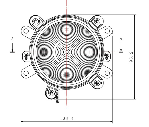 GMC रूपांतरण HH1-062-04T के लिए ऑटोमोटिव हैलोजन लेंस